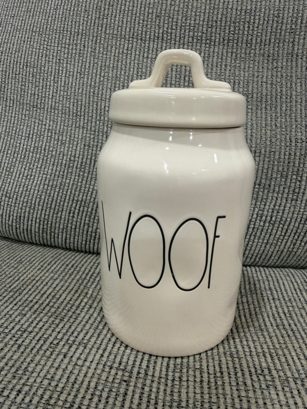 Rae Dunn Woof Treat Canister